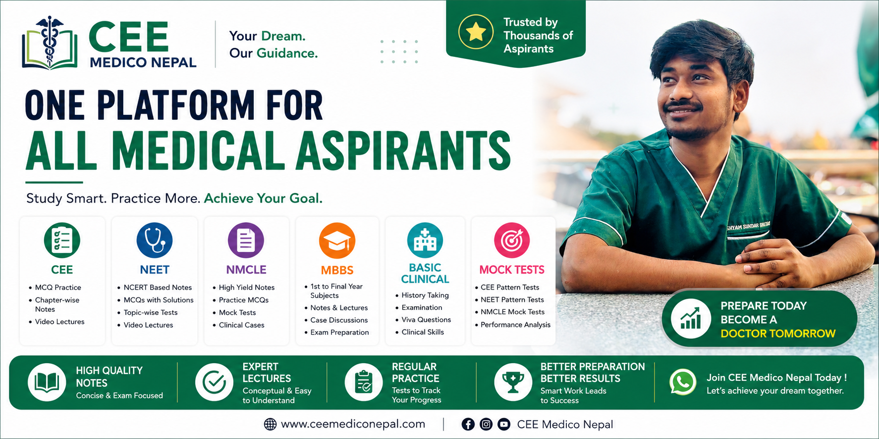 CEE Medico Nepal Advertisement